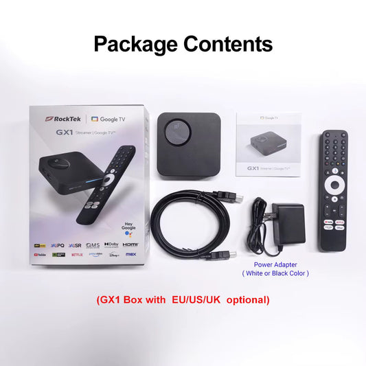 RockTek GX1 UHD Google Android TV Box